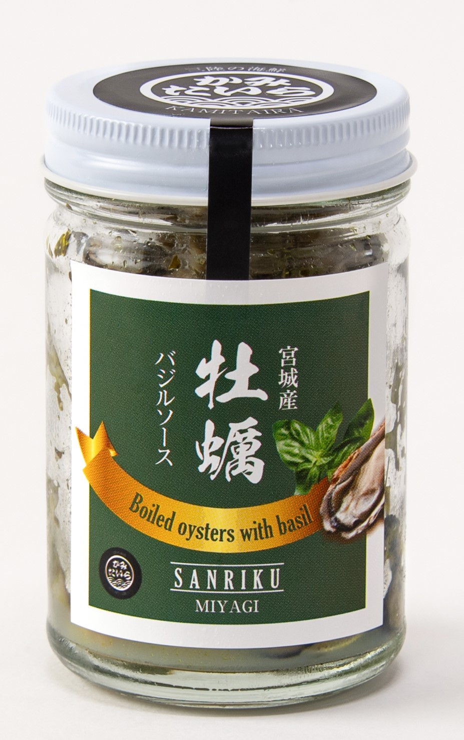 牡蠣バジルソース