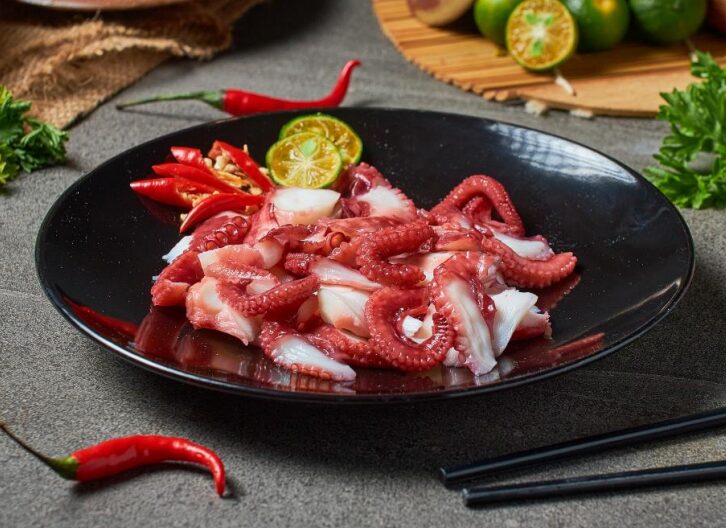 Frozen Boiled Octopus Salad/ Random Cut
