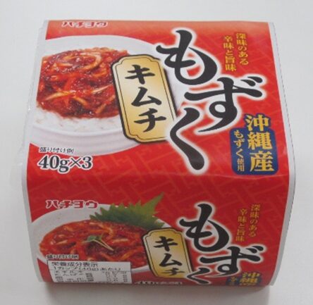 もずくキムチ3P