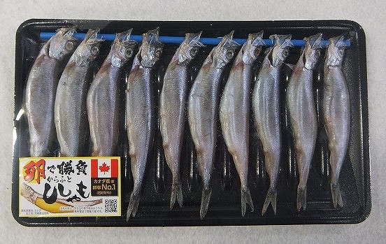 子持ちカラフトシシャモ10尾