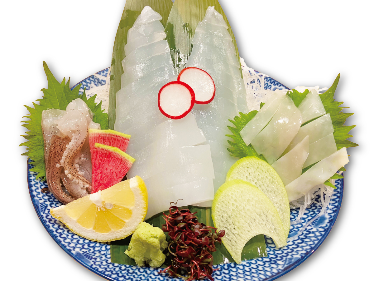 船凍剣先いか刺身用姿開き