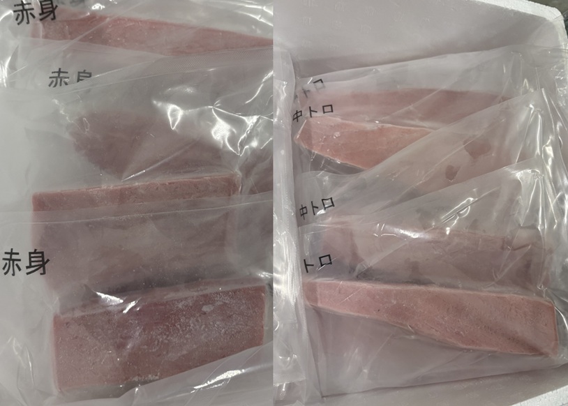 冷凍養殖黒潮本まぐろサク
