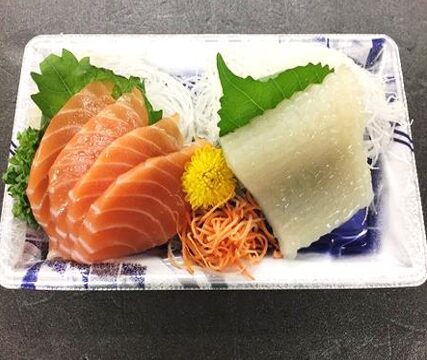 赤烏賊ソーメンカセット＆サーモン刺身用カセット