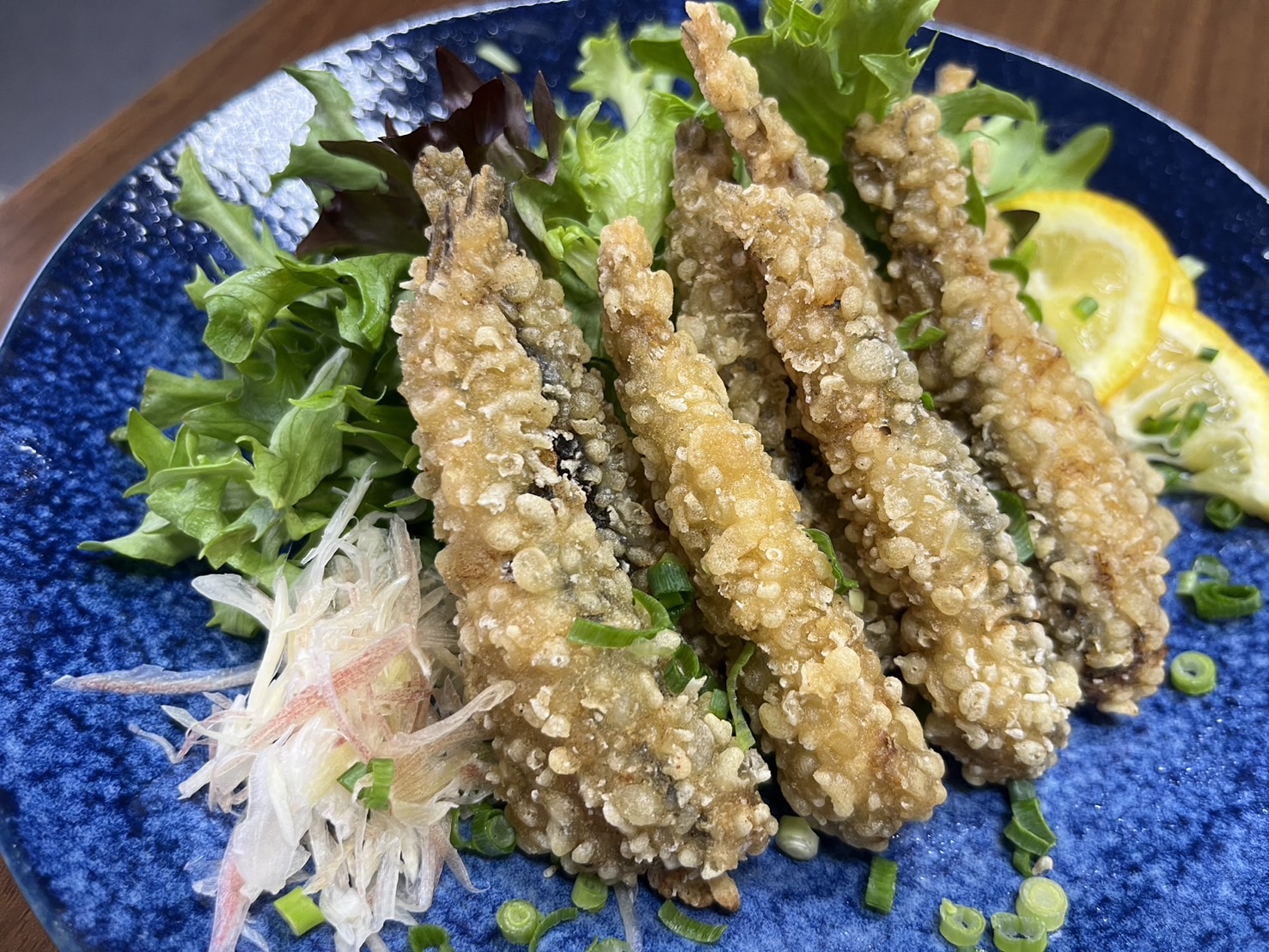 小いわしの竜田揚げ