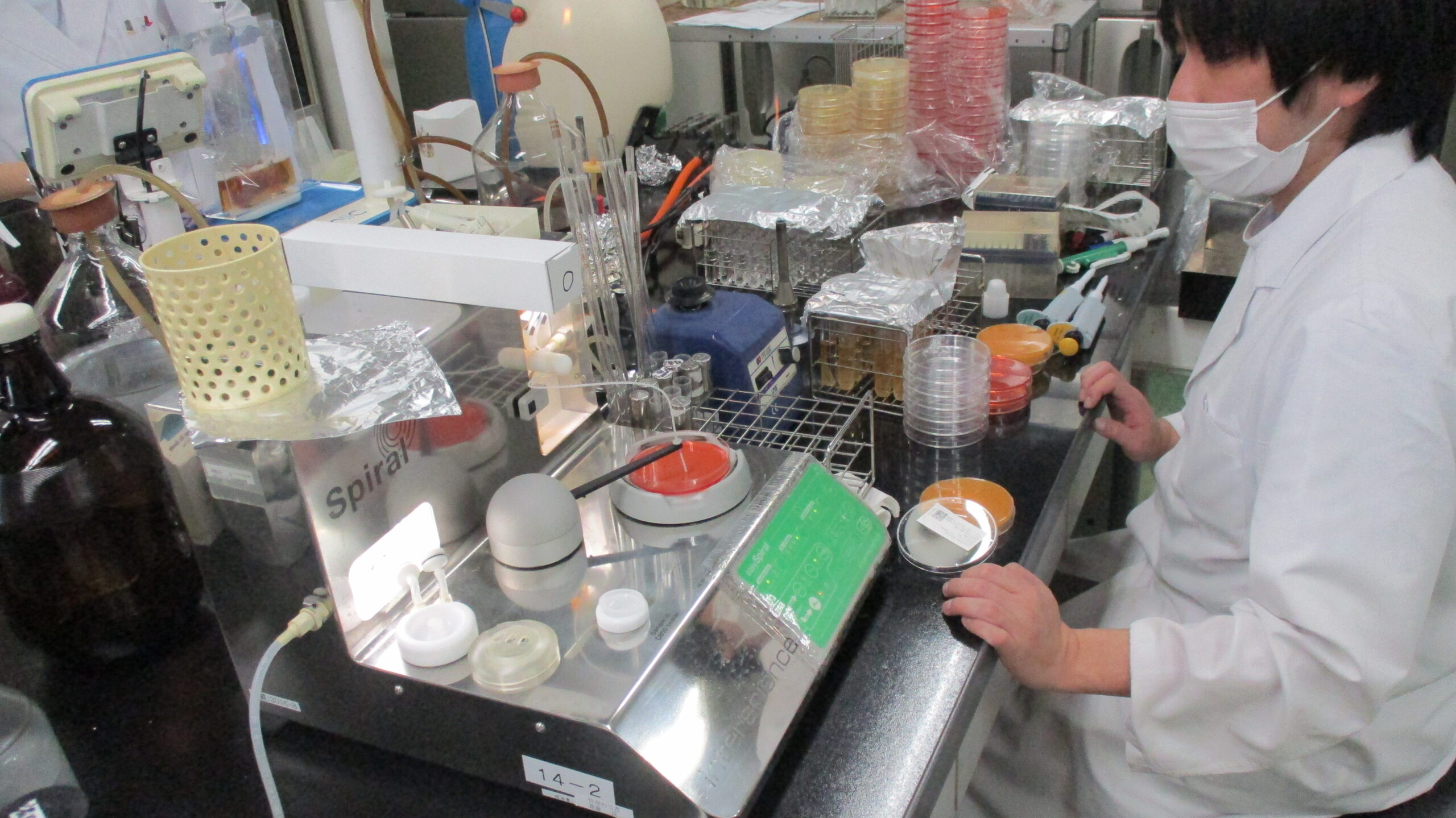 生菌数検査 (スパイラル法)