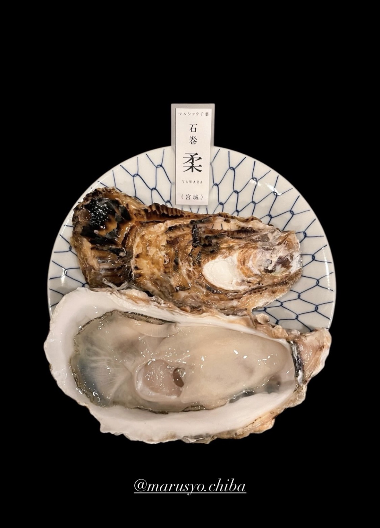 「柔」殻付き牡蠣（生食）　岩手県大船渡産