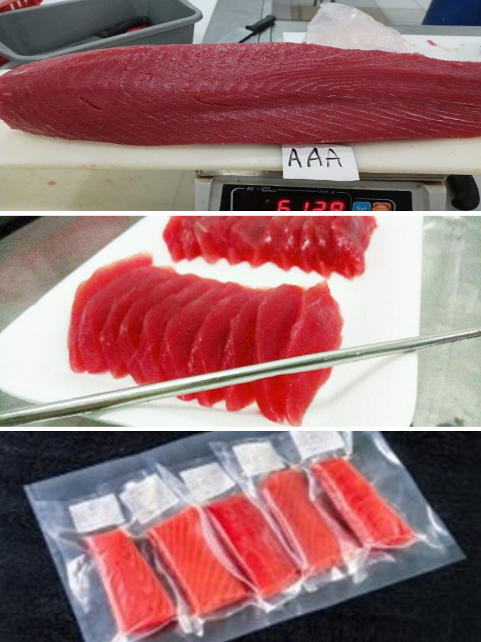 スーパーグレード天然マグロ柵・スライスマグロ・マグロロイン
