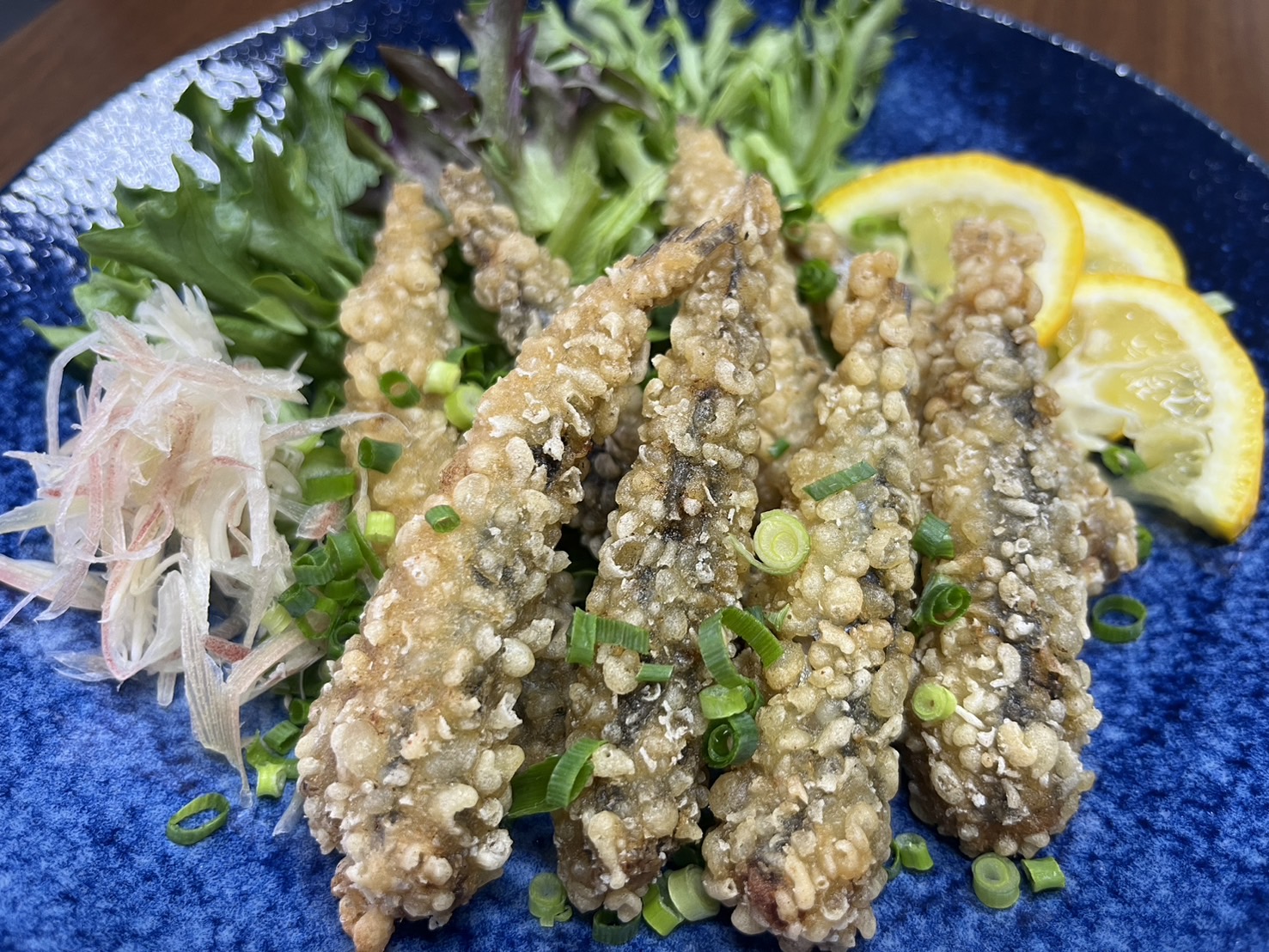 小いわしの竜田揚げ