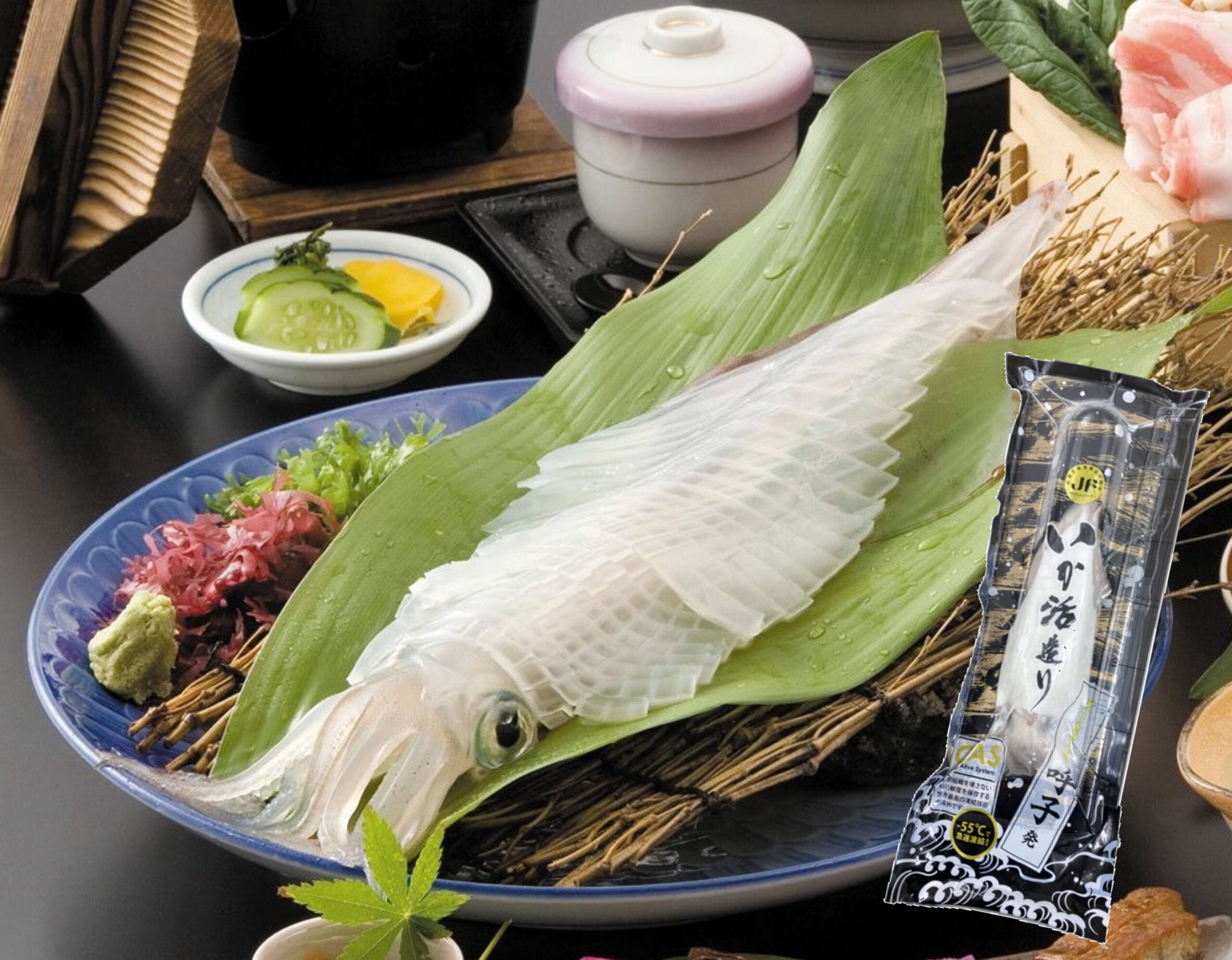 剣先イカ活き造り