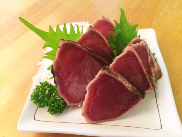 鰹 B-1 タタキ（炭火焼き または藁焼き）