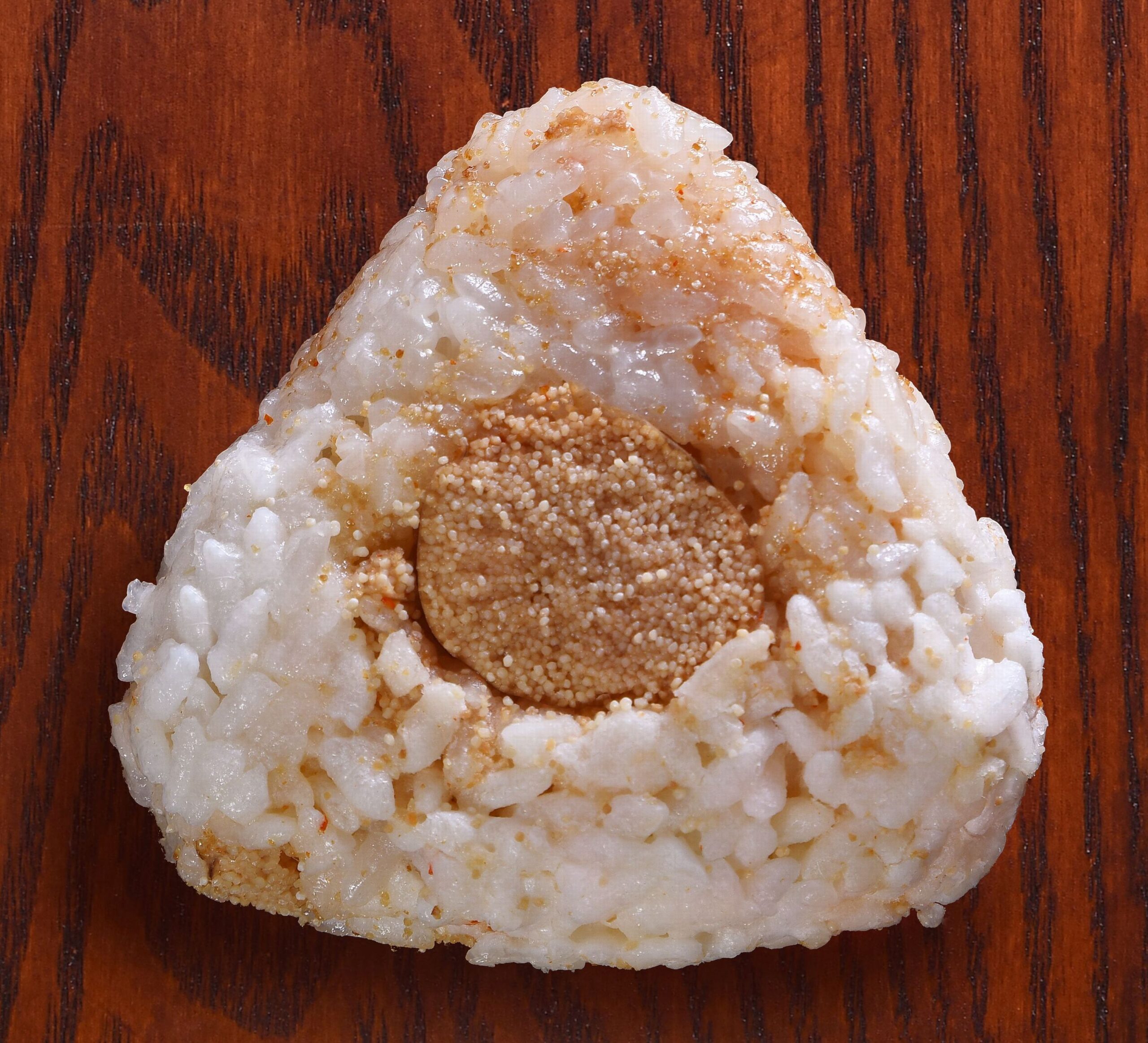 鰹節と昆布の天然だしたらこおにぎり