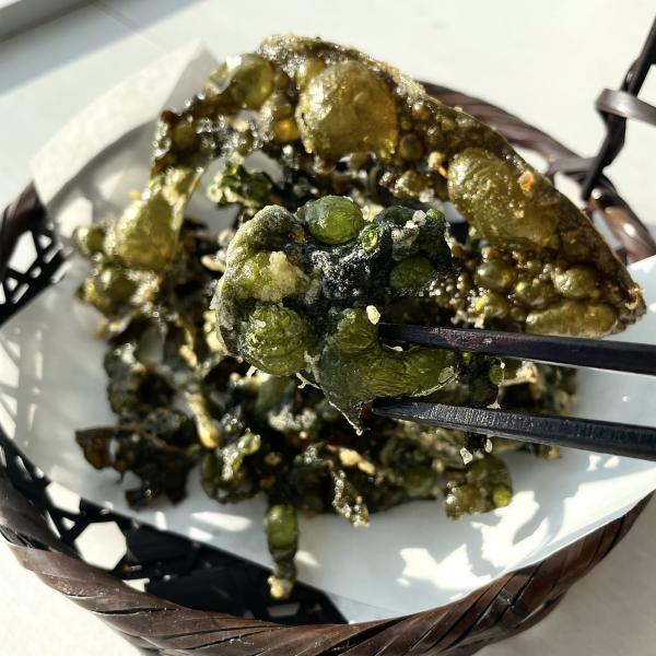 三陸産わかめの唐揚げ